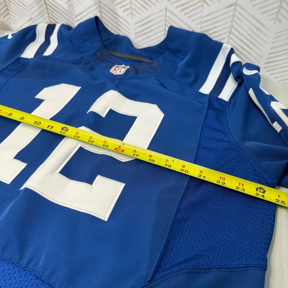 Nike Colts Jersey On Field Men Size XL 48 Andrew Luck #12 Indianapolis Football - Picture 6 of 6